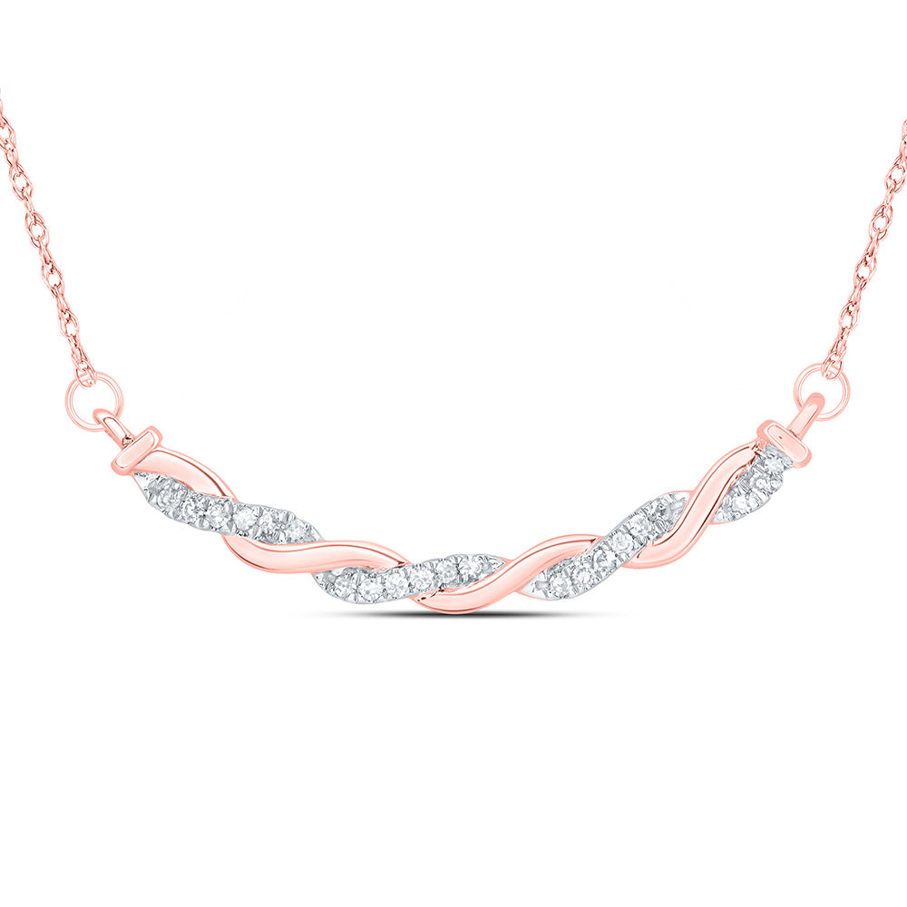 1/10CTW-DIA CN8.10MM GIFT NECKLACE (18 INCH)