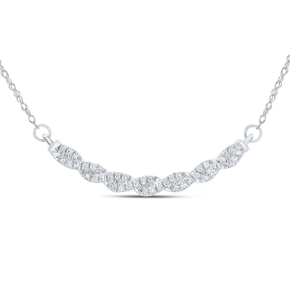 1/5CTW-DIA CN 8.10MM GIFT NECKLACE (18 INCH)