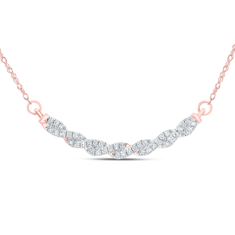 1/5CTW-DIA CN 8.10MM GIFT NECKLACE (18 INCH)
