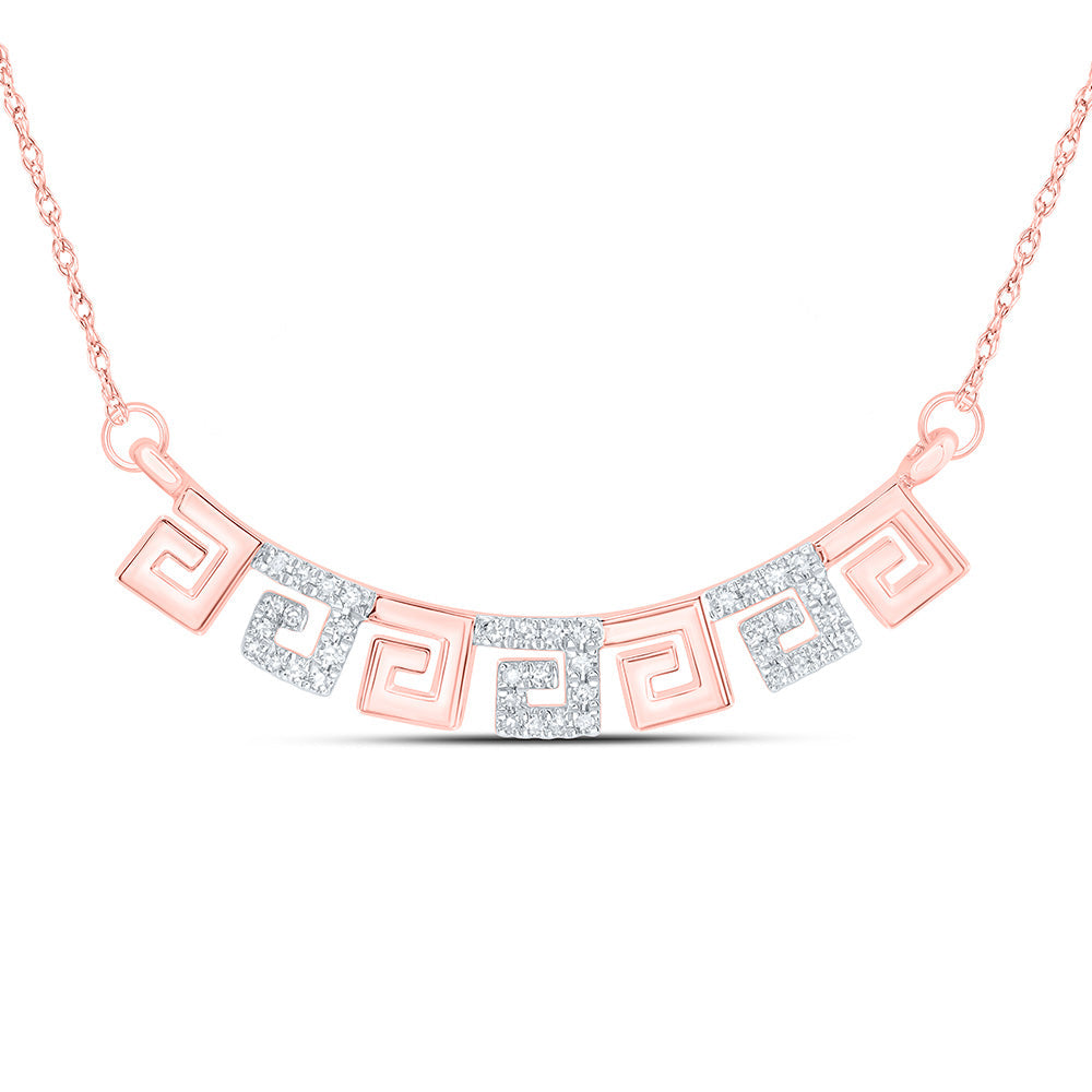 1/8CTW-DIA CN  10.10MM GIFT NECKLACE (18 INCH)