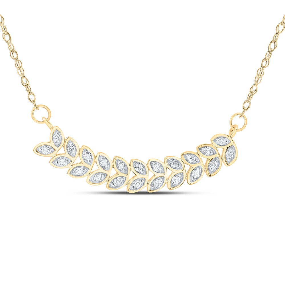 1/6CTW-DIA CN  9.70MM GIFT NECKLACE (18 INCH)