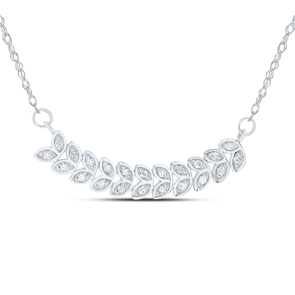1/6CTW-DIA CN 9.70MM GIFT NECKLACE (18 INCH)