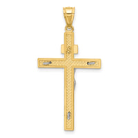 Load image into Gallery viewer, 14K Two-tone INRI Crucifix Pendant
