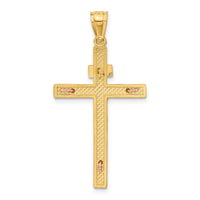 Load image into Gallery viewer, 14K Two-tone INRI Crucifix Pendant
