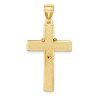 Load image into Gallery viewer, 14K w/Rhodium Cross w/Rosary Pendant
