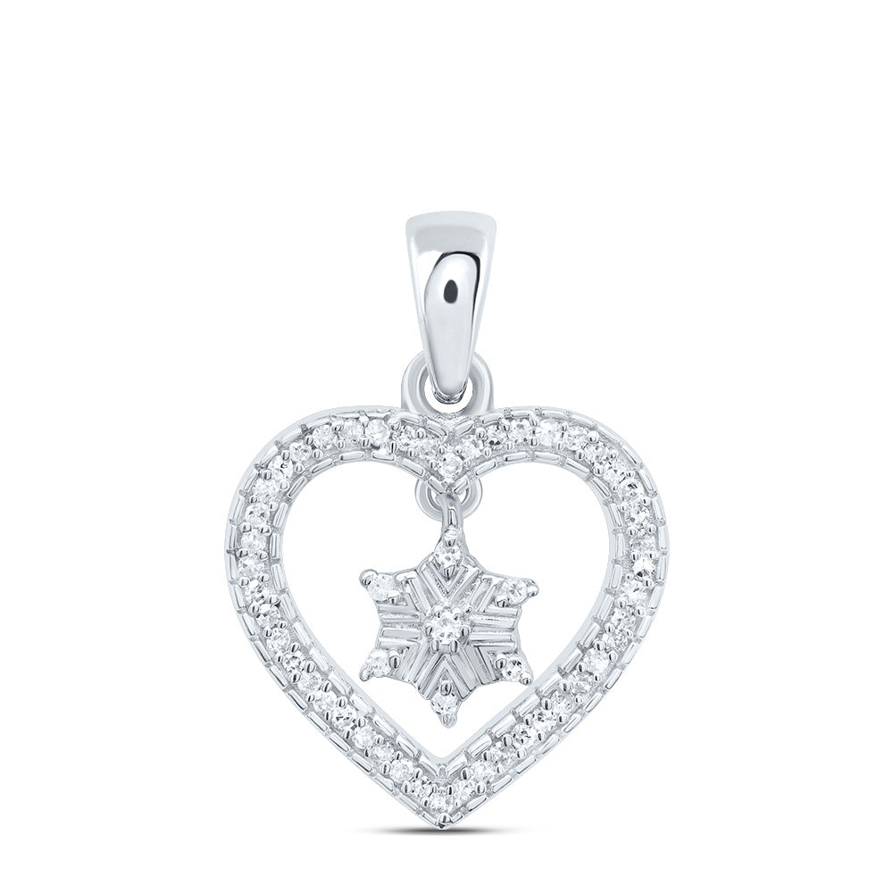 1/10CTW-DIA P1 GIFT HEART PENDANT