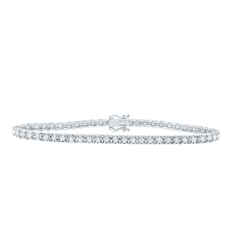 1 3/4CTW-DIA CN FASHION TENNIS BRACELET (7 INCH)