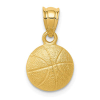 Load image into Gallery viewer, 14k Basketball Charm
