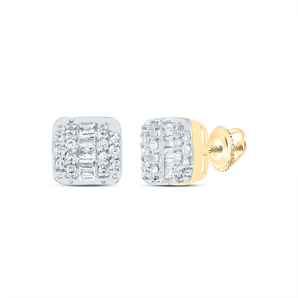 1/8CTW-DIA P1 GIFT CUSHION STUD EARRING