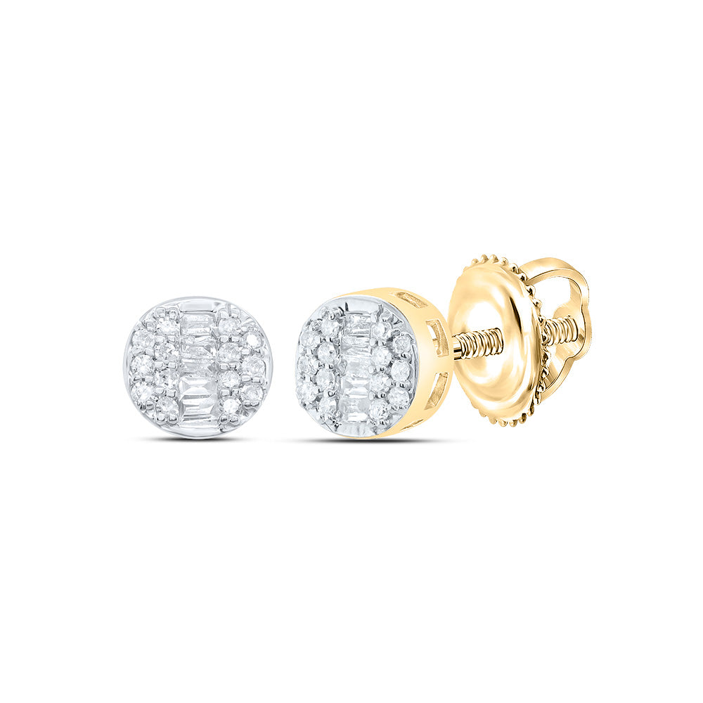 1/6CTW-DIA P1 GIFT ROUND STUD EARRING