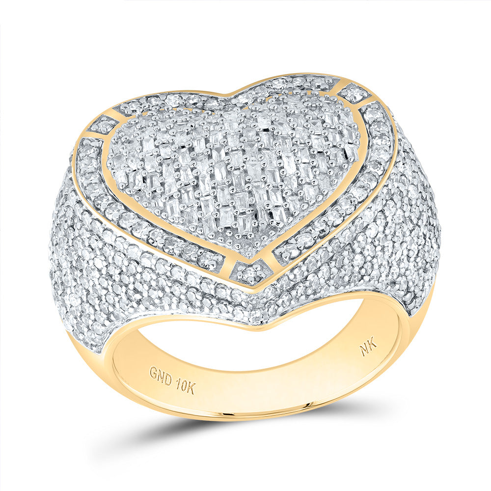 2CTW-DIA NK HEART RING