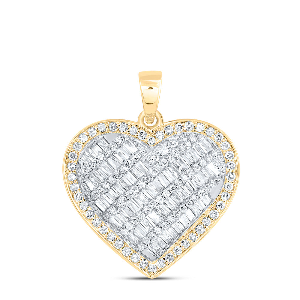 5/8CTW DIA NK FASHION HEART PENDANT