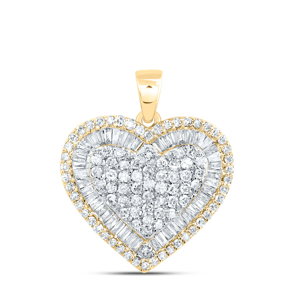 1CTW DIA NK FASHION HEART PENDANT