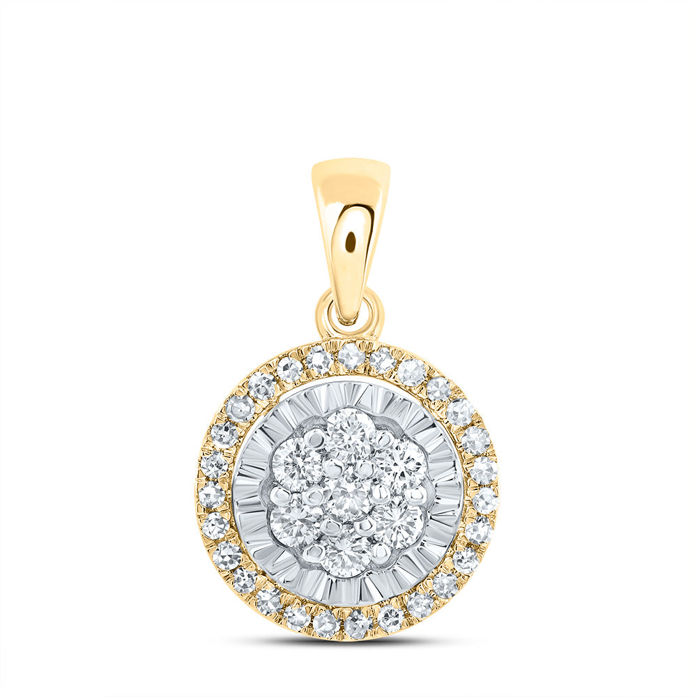 1/3CTW-DIA NK FASHION ROUND PENDANT