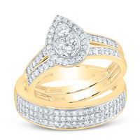 Load image into Gallery viewer, 1 CTW-DIA NK PEAR TRIO SET
