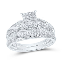 Load image into Gallery viewer, 1/4CTW-DIA P3 SQUARE TRIO SET
