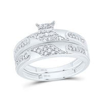 Load image into Gallery viewer, 3/8CTW-DIA P3 SQUARE TRIO SET
