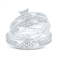 Load image into Gallery viewer, 3/8CTW-DIA P3 SQUARE TRIO SET
