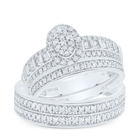 Load image into Gallery viewer, 3/4CTW-DIA CN OVAL TRIO SET
