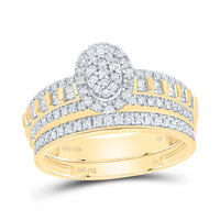 Load image into Gallery viewer, 3/4CTW-DIA CN OVAL TRIO SET
