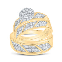 Load image into Gallery viewer, 5/8CTW-DIA CN ROUND TRIO SET
