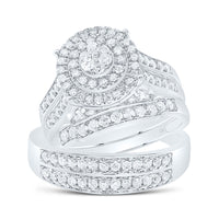 Load image into Gallery viewer, 1 3/8CTW-DIA CN  ROUND TRIO SET
