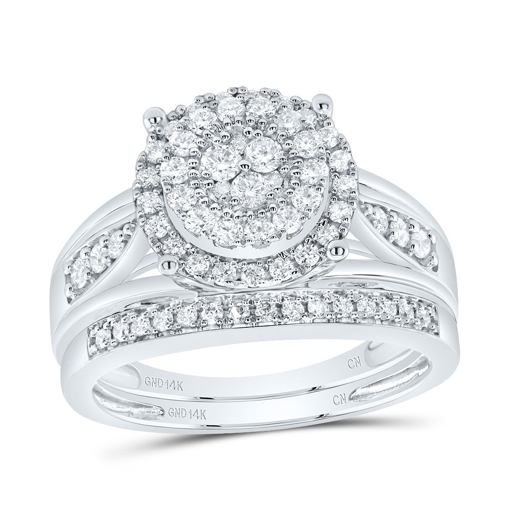 1CTW-DIA CN  ROUND TRIO SET