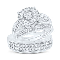 Load image into Gallery viewer, 1CTW-DIA CN  ROUND TRIO SET
