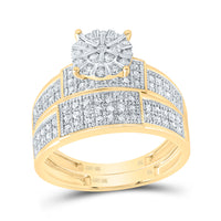 Load image into Gallery viewer, 1 1/4CTW-DIA NK ROUND TRIO SET
