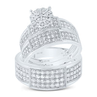 Load image into Gallery viewer, 1 1/4CTW-DIA NK ROUND TRIO SET
