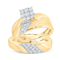 Load image into Gallery viewer, 5/8CTW-DIA NK SQUARE TRIO SET
