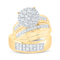 Load image into Gallery viewer, 1CTW-DIA ANA M ROUND TRIO SET
