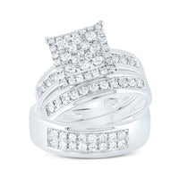 Load image into Gallery viewer, 1CTW-DIA ANA M SQUARE TRIO SET
