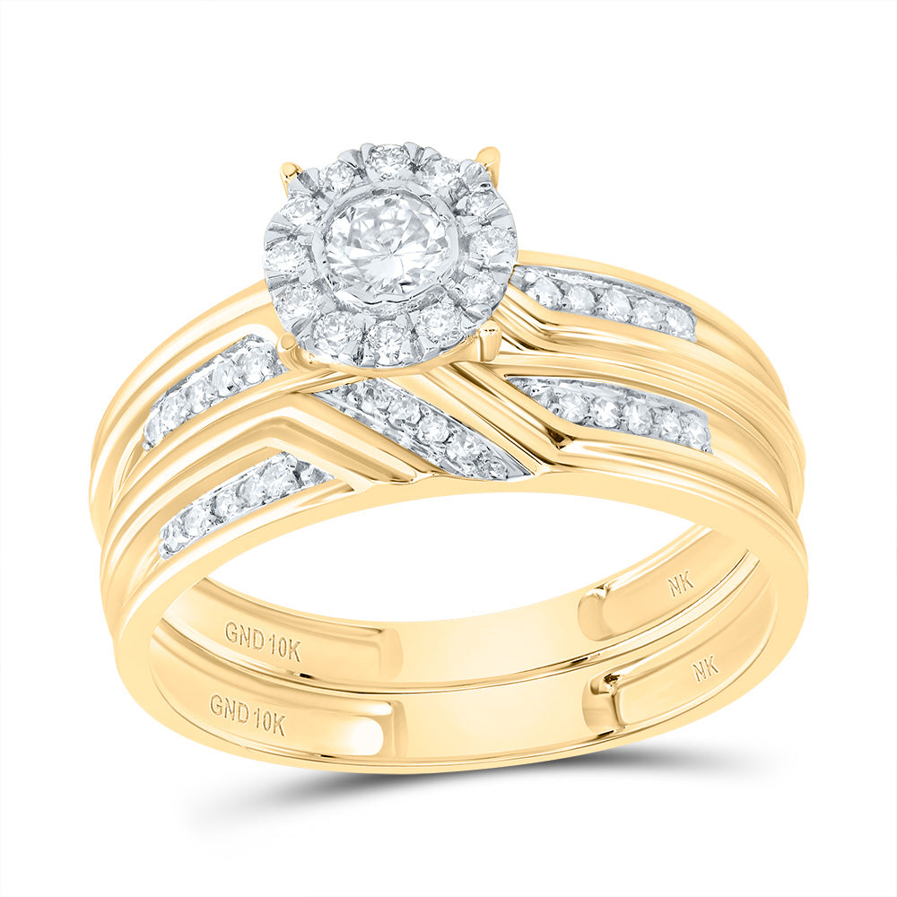 3/8CTW-DIA NK ROUND TRIO SET