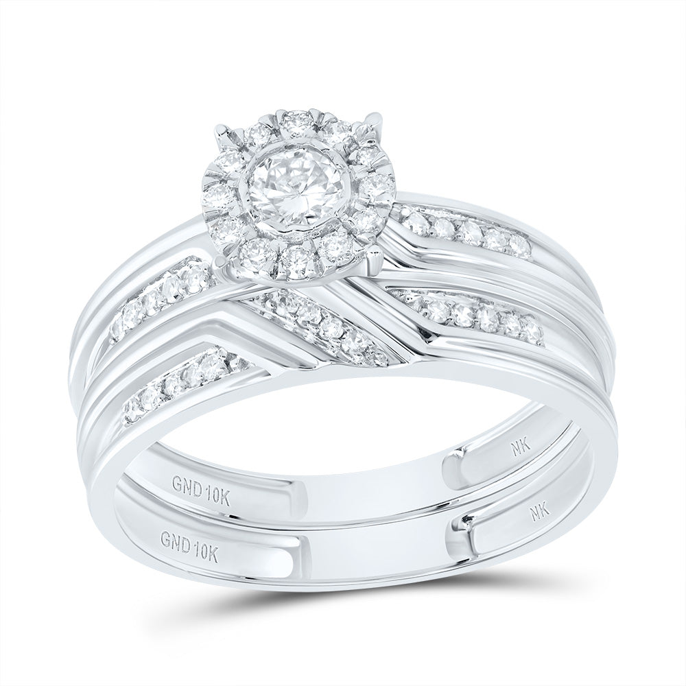 3/8CTW-DIA NK ROUND TRIO SET