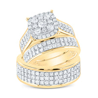 Load image into Gallery viewer, 2 3/8CTW-DIA ANA M CUSHION TRIO SET
