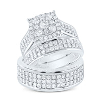 Load image into Gallery viewer, 2 3/8CTW-DIA ANA M CUSHION TRIO SET
