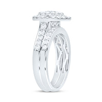 Load image into Gallery viewer, 1CTW-DIA ANA M PEAR DOUBLE HALO FASHION BRIDAL SET
