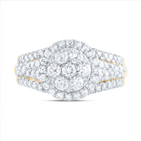Load image into Gallery viewer, 1 1/2CTW-DIA ANA M ROUND SINGLE HALO FASHION BRIDAL RING
