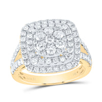 Load image into Gallery viewer, 1 3/8CTW-DIA ANA M CUSHION FASHION BRIDAL RING
