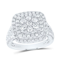 Load image into Gallery viewer, 1 3/8CTW-DIA ANA M CUSHION FASHION BRIDAL RING
