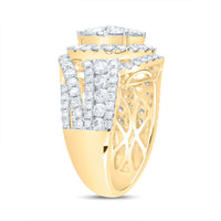 Load image into Gallery viewer, 3 CTW-DIA ANA M ROUND SINGLE HALO FASHION BRIDAL RING
