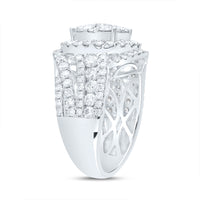 Load image into Gallery viewer, 3 CTW-DIA ANA M ROUND SINGLE HALO FASHION BRIDAL RING
