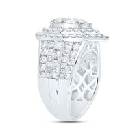 Load image into Gallery viewer, 3CTW-DIA ANA M PEAR DOUBLE HALO FASHION BRIDAL RING
