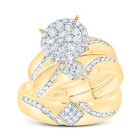 Load image into Gallery viewer, 7/8CTW-DIA NK ROUND TRIO SET
