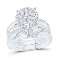 Load image into Gallery viewer, 7/8CTW-DIA NK ROUND TRIO SET
