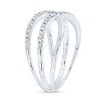 Load image into Gallery viewer, 1/5CTW-DIA CN CRISS-CROSS FASHION RING
