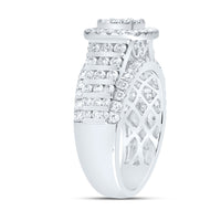 Load image into Gallery viewer, 1 5/8CTW-DIA CN CUSHION FASHION BRIDAL RING

