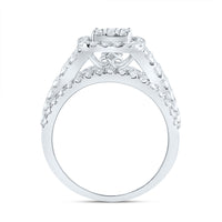 Load image into Gallery viewer, 1 5/8CTW-DIA CN CUSHION FASHION BRIDAL RING
