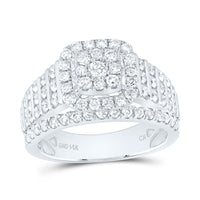 Load image into Gallery viewer, 1 5/8CTW-DIA CN CUSHION FASHION BRIDAL RING
